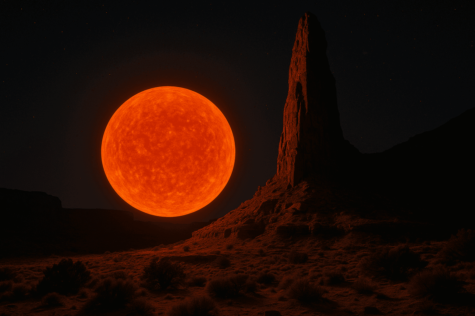 The Large Fiery Orb